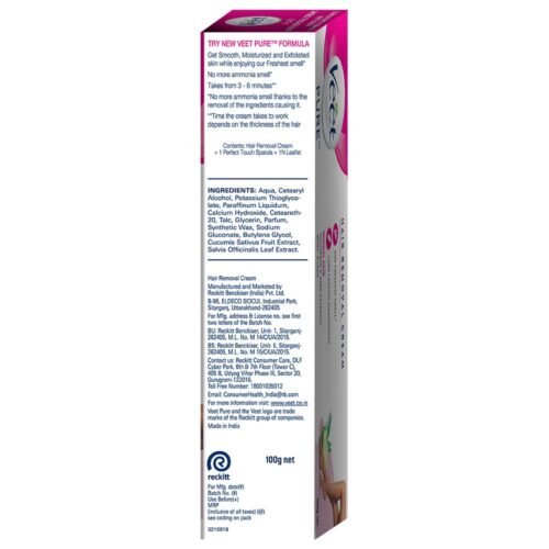 Veet Pure Hair Removal Cream for Women With No Ammonia Smell