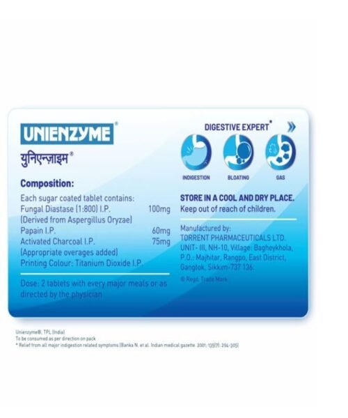 Click to open expanded view Unienzyme - Strip of 15 Tablets