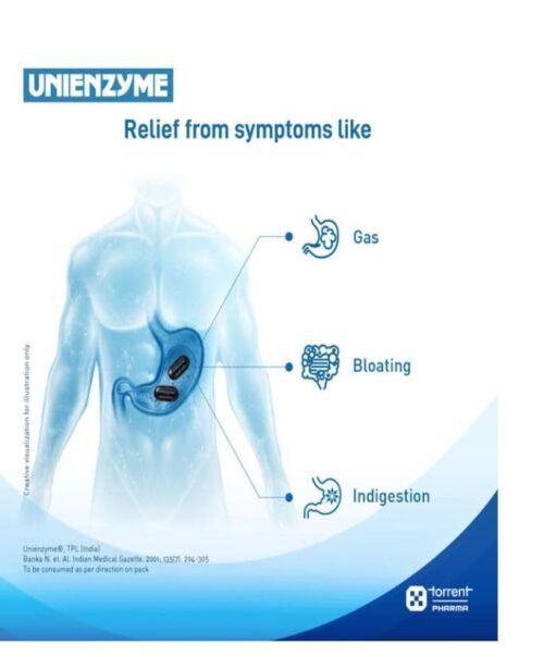 Click to open expanded view Unienzyme - Strip of 15 Tablets