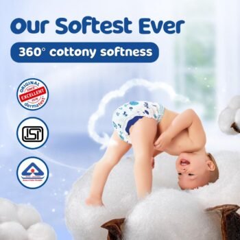 Bumtum Baby Diaper Pants, XXXL Size, 48 Count, Double Layer Leakage Protection Infused With Aloe Vera, Cottony Soft High Absorb Technology