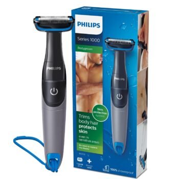 PHILIPS Bg1025/15 Showerproof Battery Powered Body Groomer For Men