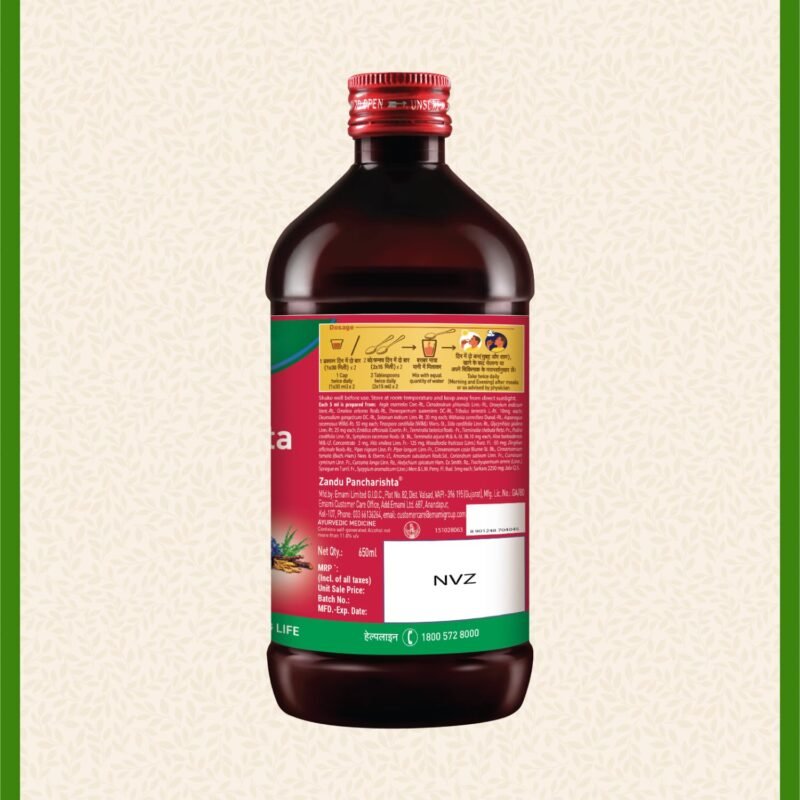 Zandu Pancharishta 650ml, Ayurvedic Tonic