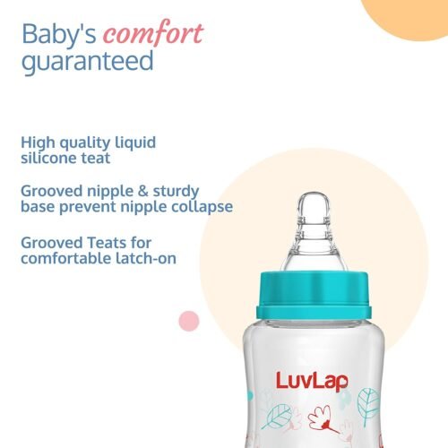 LuvLap Baby Essential Slim Neck Feeding Bottle