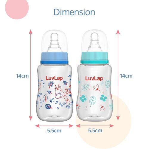 LuvLap Baby Essential Slim Neck Feeding Bottle
