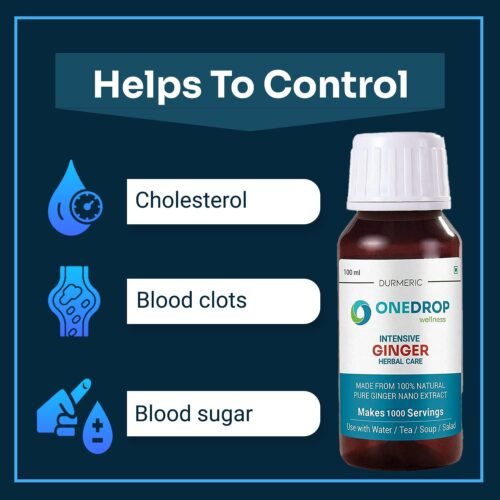 Durmeric OneDrop Wellness Intensive Ginger Herbal Drops