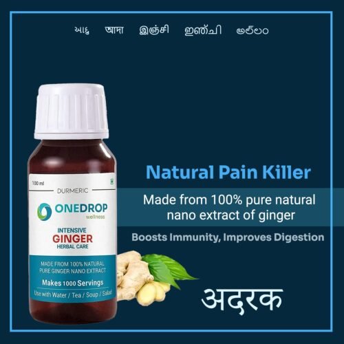 Durmeric OneDrop Wellness Intensive Ginger Herbal Drops