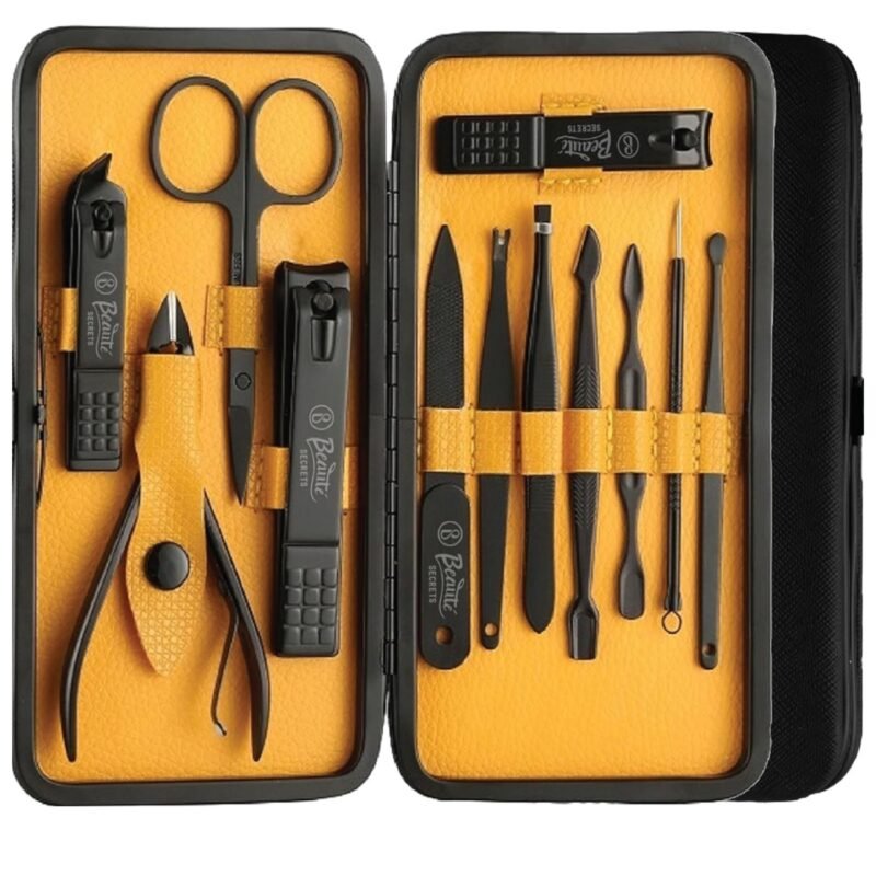 Beauté Secrets Essentials Manicure Set Nail Clippers, Stainless Steel Nail Scissors