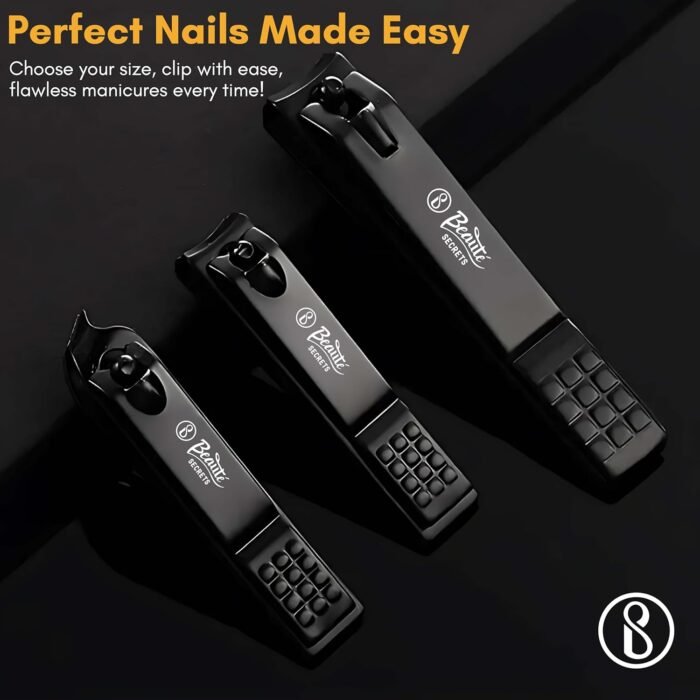 Beauté Secrets Essentials Manicure Set Nail Clippers, Stainless Steel Nail Scissors6