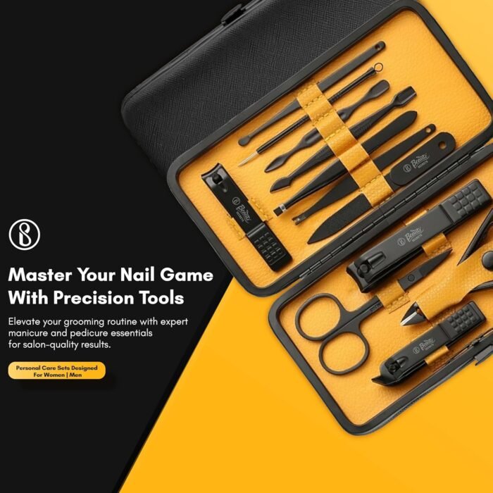 Beauté Secrets Essentials Manicure Set Nail Clippers, Stainless Steel Nail Scissors6