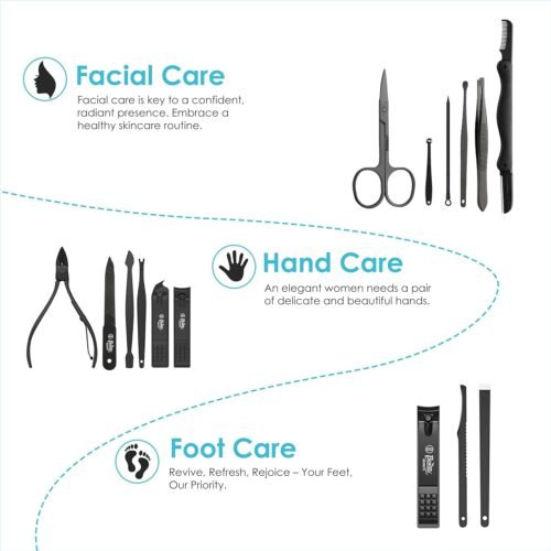 Beauté Secrets Professional Manicure Set 15 pcs