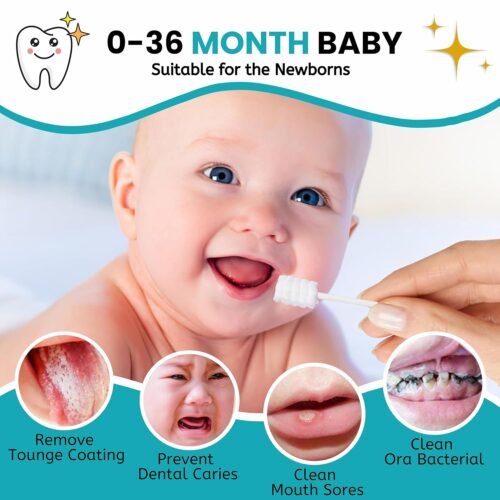 Cubs N Bears Baby Oral Care Disposable Mouth Swabs