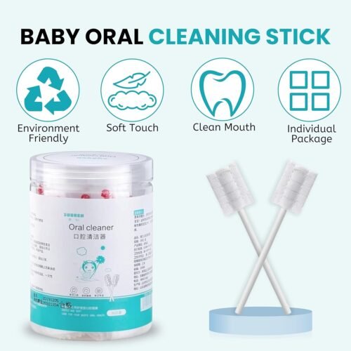 Cubs N Bears Baby Oral Care Disposable Mouth Swabs