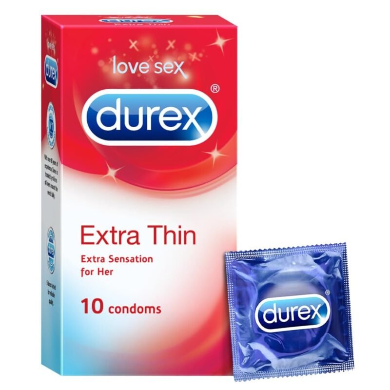 Durex Condoms, Extra Thin - 10 Count