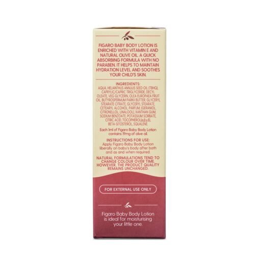 Figaro Baby Lotion 200 ml Natural Olive Oil