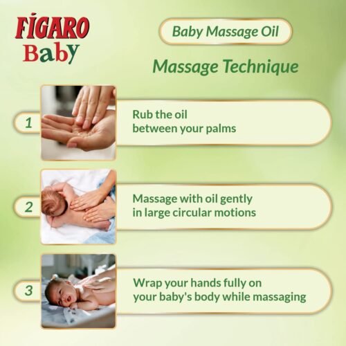 Figaro Baby Massage Oil With Goodness Of Natural Olive Oil