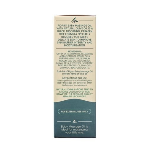 Figaro Baby Massage Oil With Goodness Of Natural Olive Oil