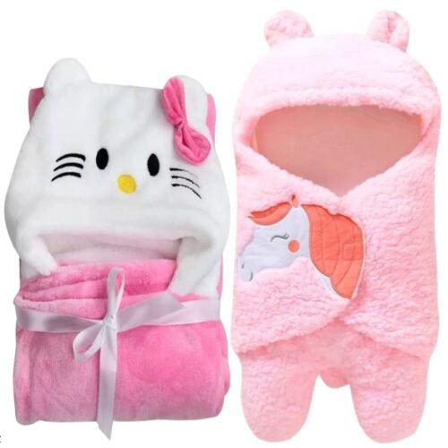 First Kick Baby Blankets New Born Combo Pack