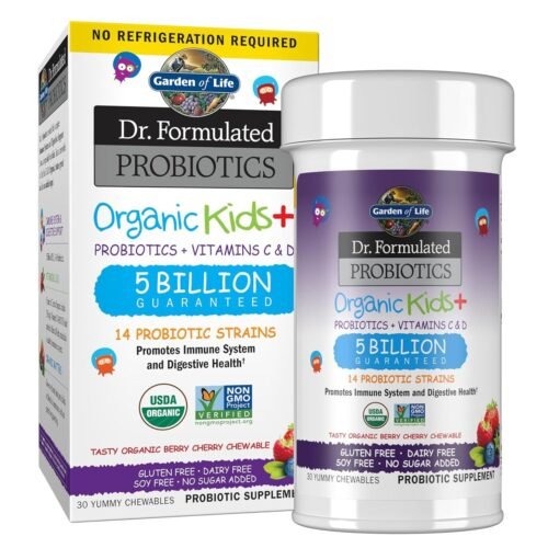 Garden of Life Probiotic Chewable Dr. Formulated Organic Kids