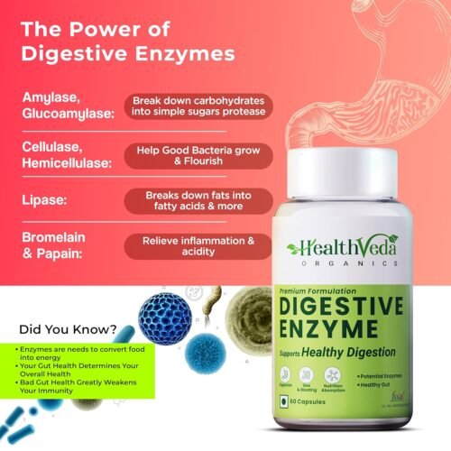 Health Veda Organics Digestive Enzyme Capsules2
