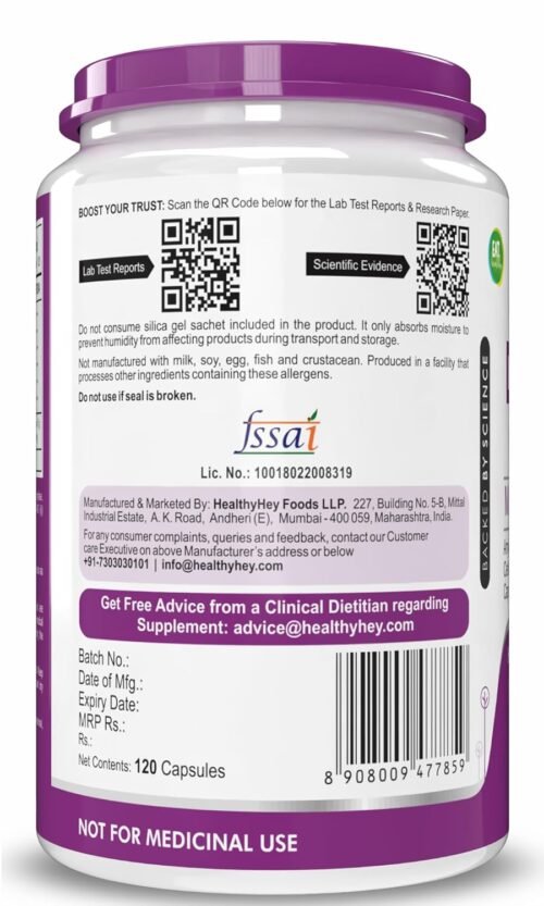 Healthy Hey Nutrition Digestive Enzymes Capsules - Amylase