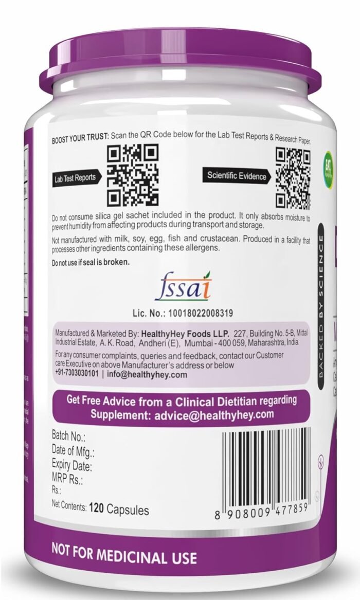 Healthy Hey Nutrition Digestive Enzymes Capsules - Amylase