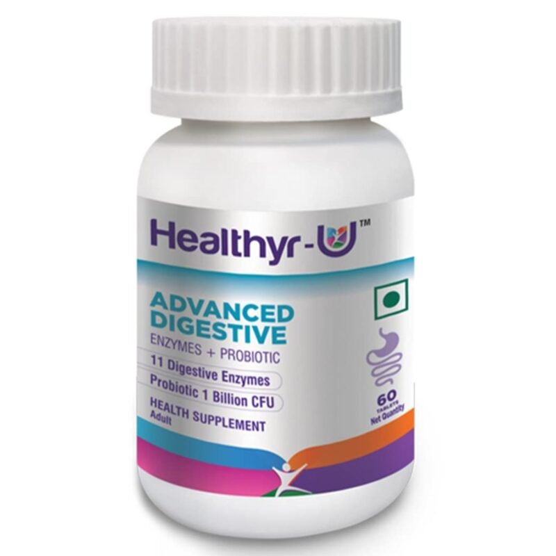 Healthyr-U Advanced Digestive Enzymes with Probiotic