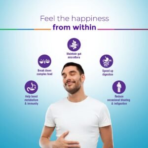 Healthyr-U Advanced Digestive Enzymes with Probiotic