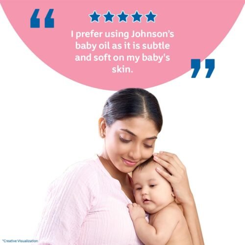 Johnson's Non-Sticky Baby Oil with Vitamin E