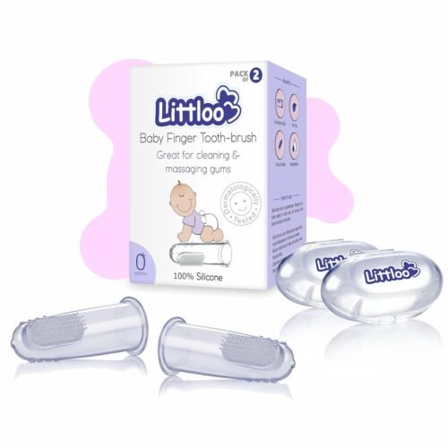 LITTLOO Silicone Baby Finger Manual Toothbrush