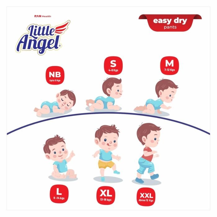 Little Angel Baby Easy Dry Diaper Pants