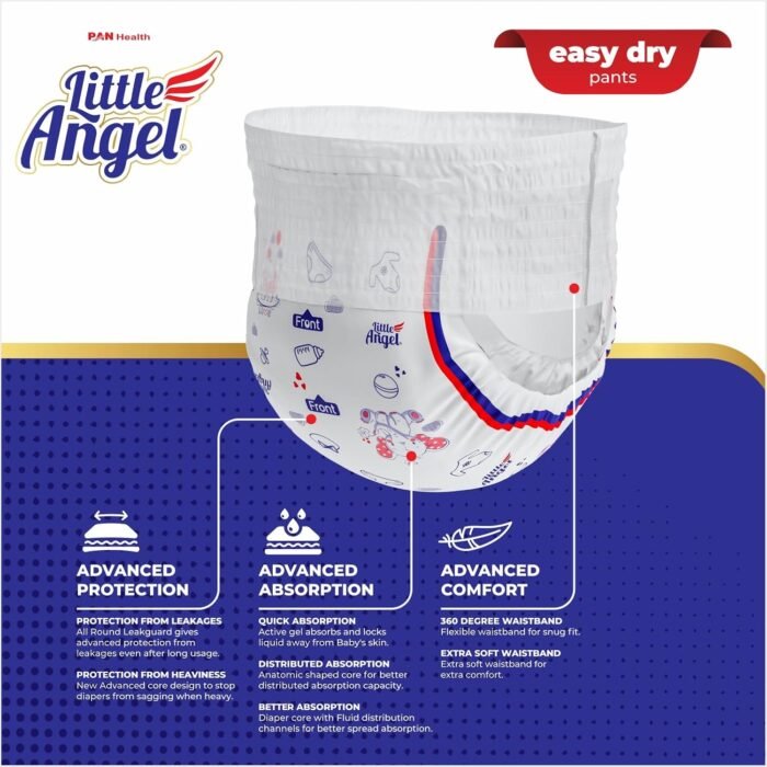 Little Angel Baby Easy Dry Diaper Pants