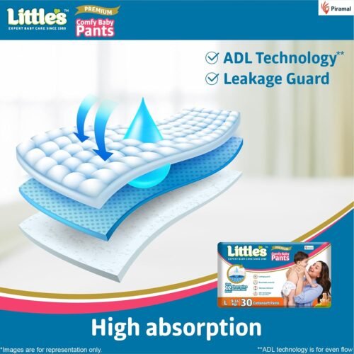 Little's Baby Diapers L Size