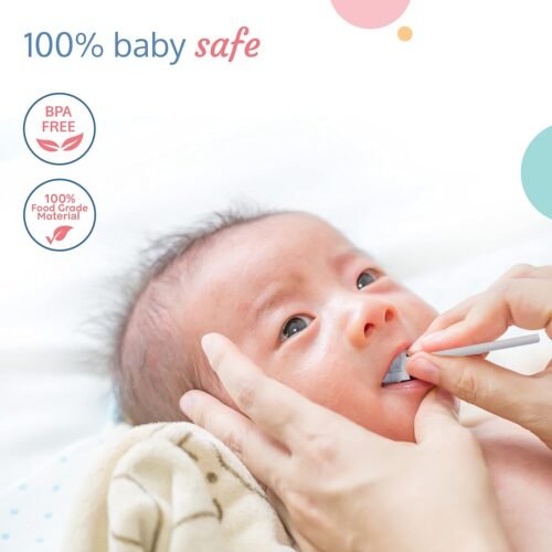 LuvLap 40pcs Oral Care Disposable Mouth Swabs for Cleaning Tooth