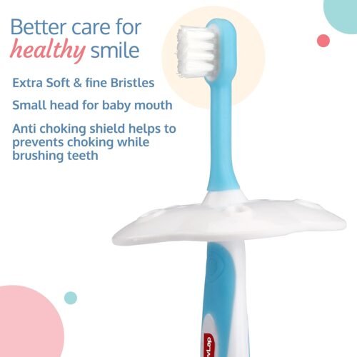 LuvLap Baby Training Manual Toothbrush Set for Kids