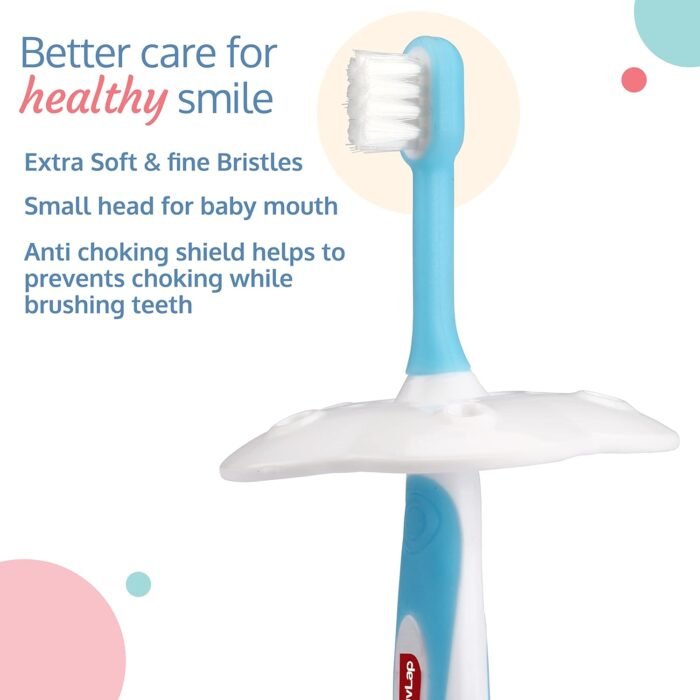 LuvLap Baby Training Manual Toothbrush Set for Kids