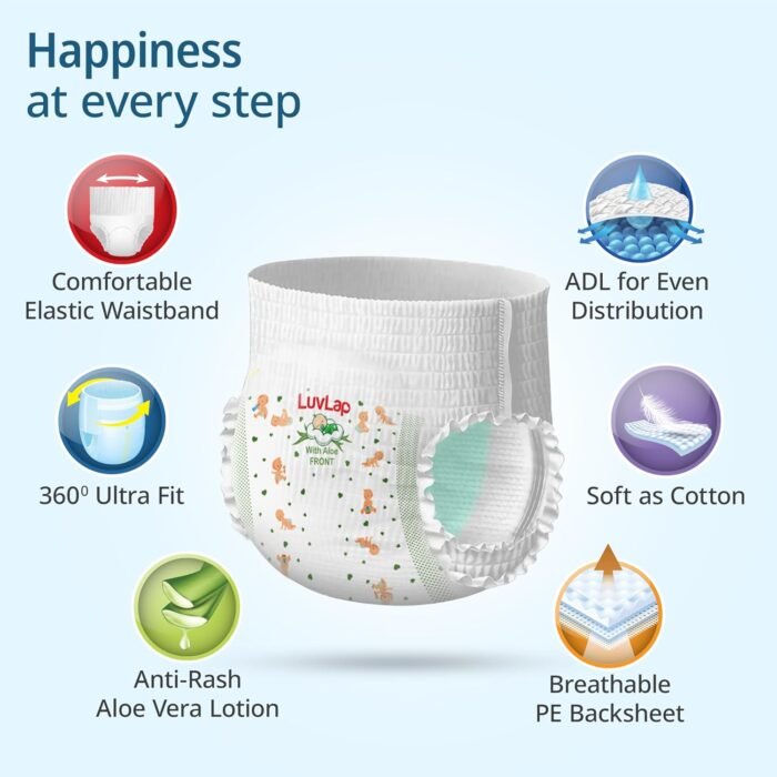 LuvLap Pant Style Baby Diapers