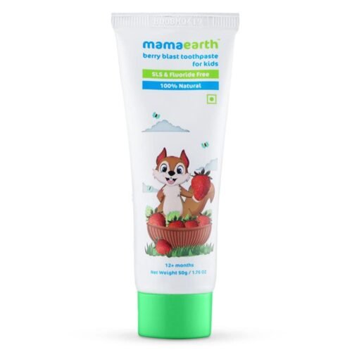 Mamaearth 100% Natural Berry Blast Kids Plaque Removal Toothpaste