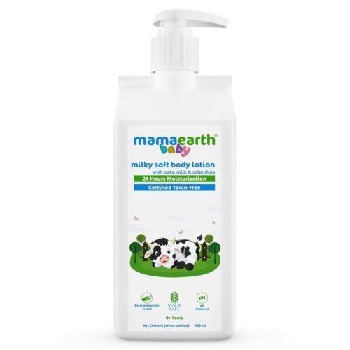 Mamaearth Milky Soft Body Lotion with Oats, Milk & Calendula - 400 ml