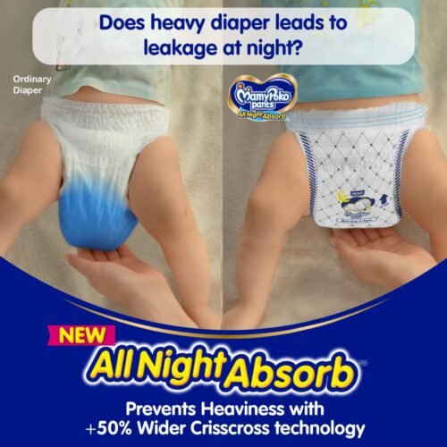 MamyPoko Pants All Night Absorb Baby Diapers
