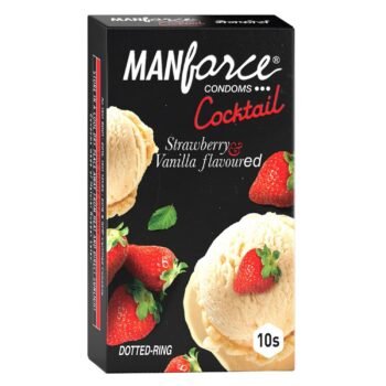 Manforce Cocktail Strawberry & Vanilla Extra Dotted