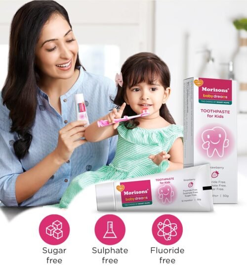 Morisons Baby Dreams Kids Strawberry Flavour Toothpaste