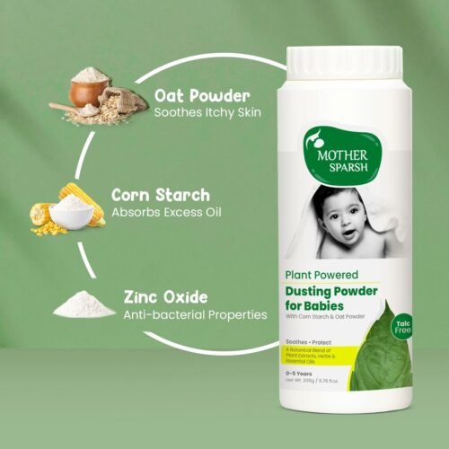 Mother Sparsh Plant Powered Dusting Powder For Babies6