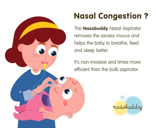 Nasobuddy baby nasal aspirator 0-5 years