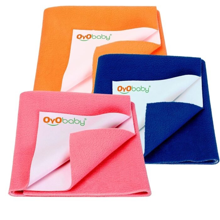 OYO BABY Anti-Piling Fleece Extra Absorbent Instant Dry Sheet for Baby