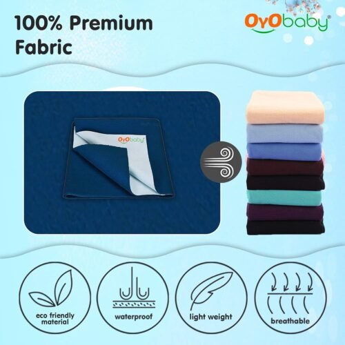 OYO BABY Anti-Piling Fleece Extra Absorbent Instant Dry Sheet for Baby