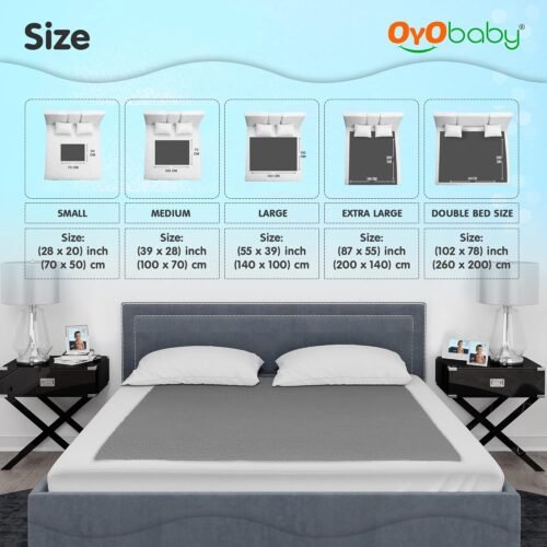 OYO BABY Anti-Piling Fleece Extra Absorbent Instant Dry Sheet for Baby