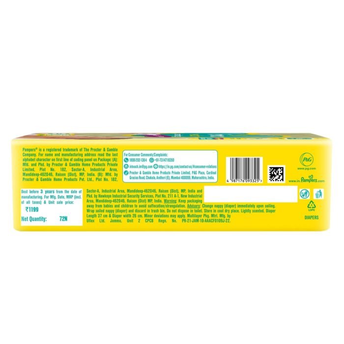 Pampers Active Baby Tape Style Baby Diapers