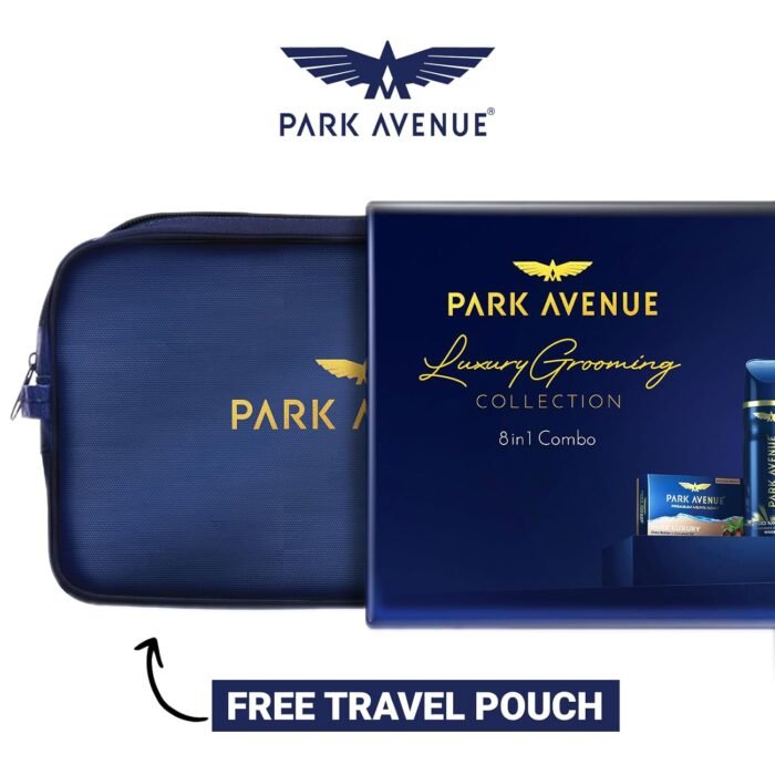 Park Avenue Luxury Grooming Collection 8 in-1 Combo Grooming Kit for Men