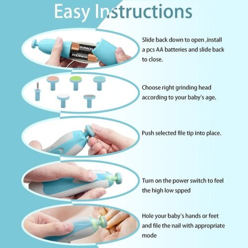 Quisitics Electric Nail Trimmer For Baby, Baby Nail Trimmer2
