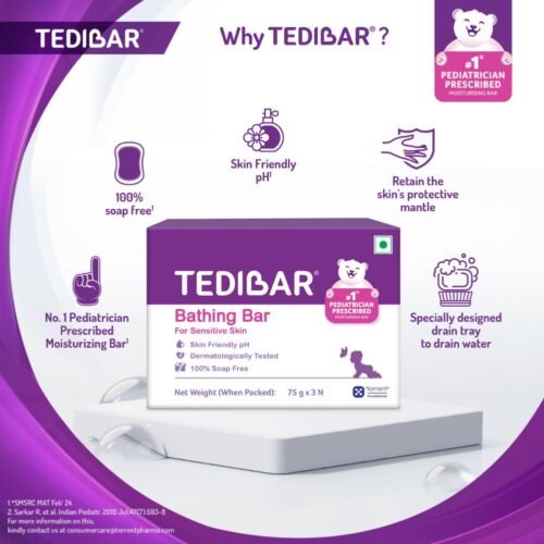 Tedibar Baby Bathing Bar For Baby’s Sensitive Skin